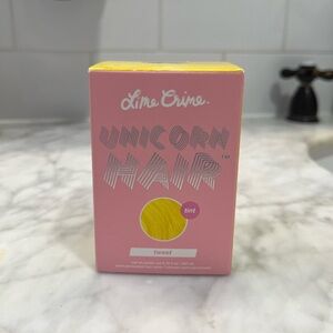 bright yellow hair dye